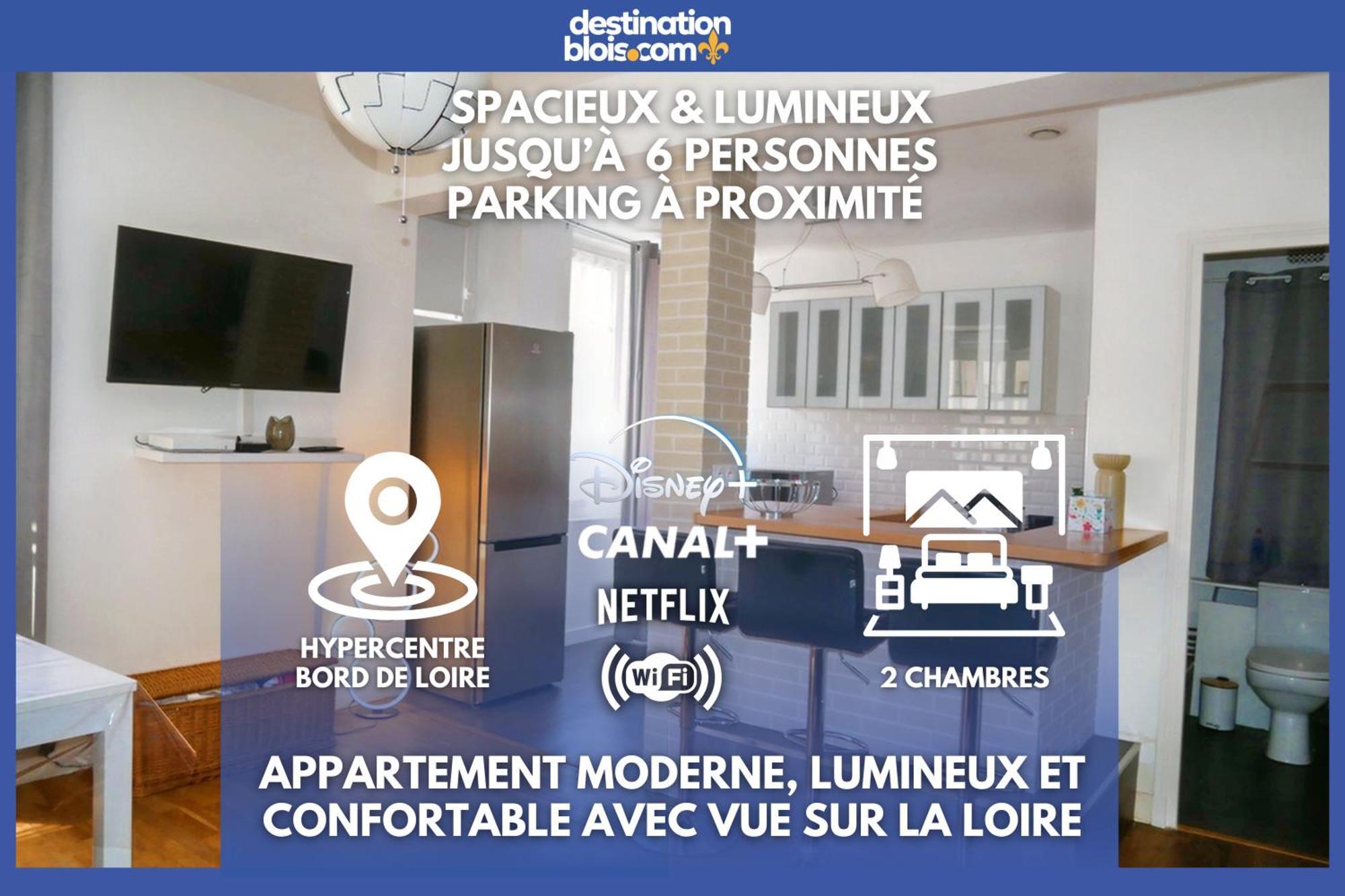 Moderne 60M2 Vue Sur La Loire Hypercentre Apartamento Blois Exterior foto